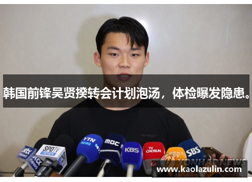 韩国前锋吴贤揆转会计划泡汤，体检曝发隐患。